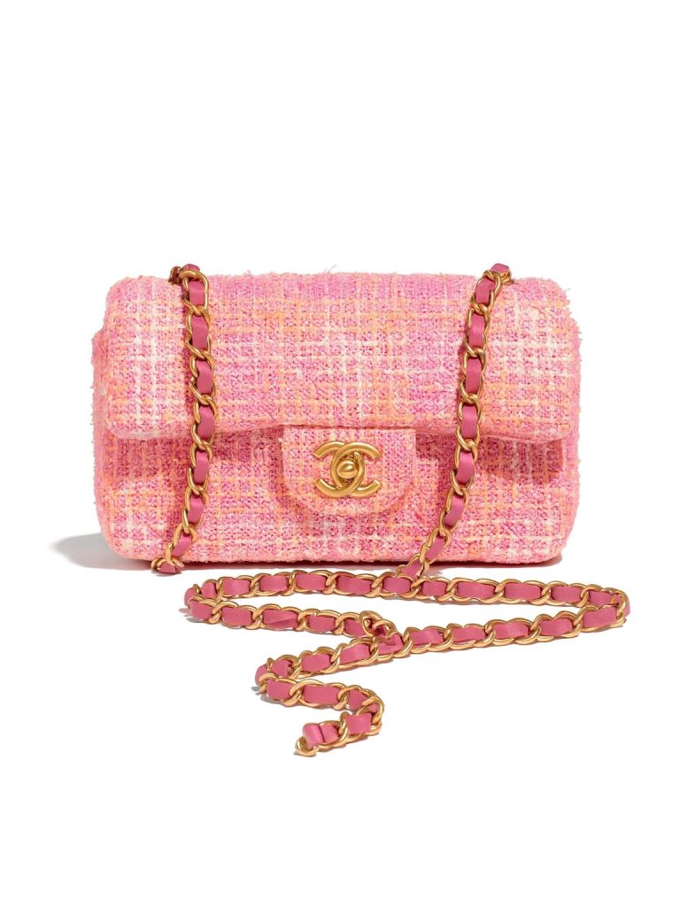 Chanel — сумка Classic Flap розовая розовый
