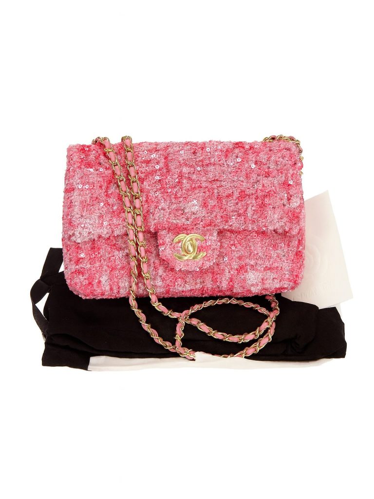Chanel — сумка Classic розовая