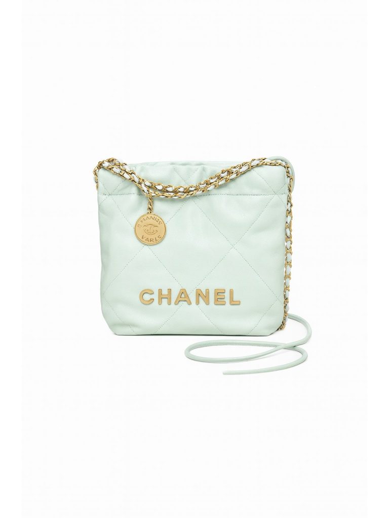 Chanel — сумка C22 mini blue mint