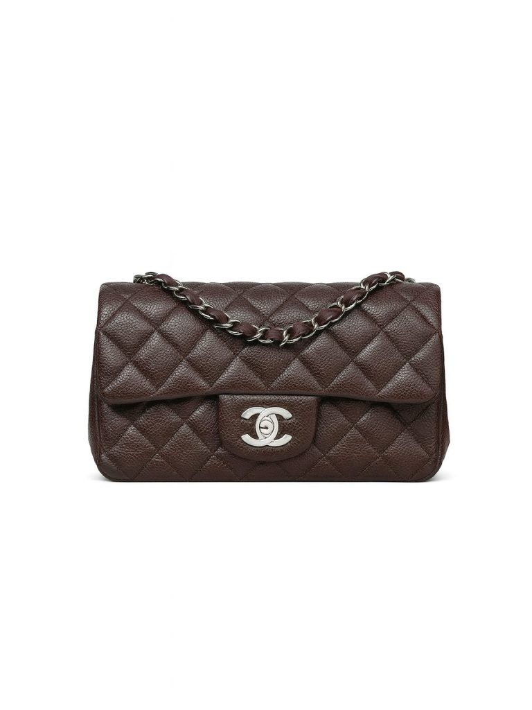 Chanel — сумка коричневая 20*12