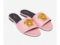 Versace — шлепки розовый 40
