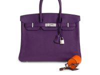 Hermès — сумка birkin 35 пурпурная