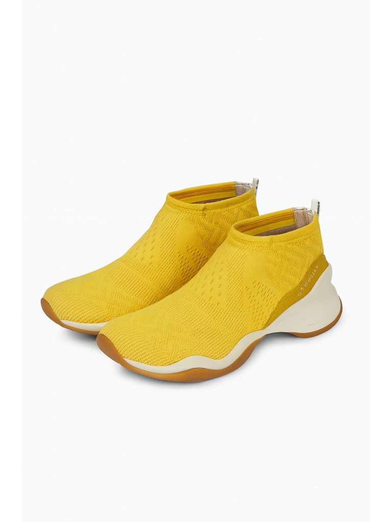 Fendi — кроссовки жёлтые 41