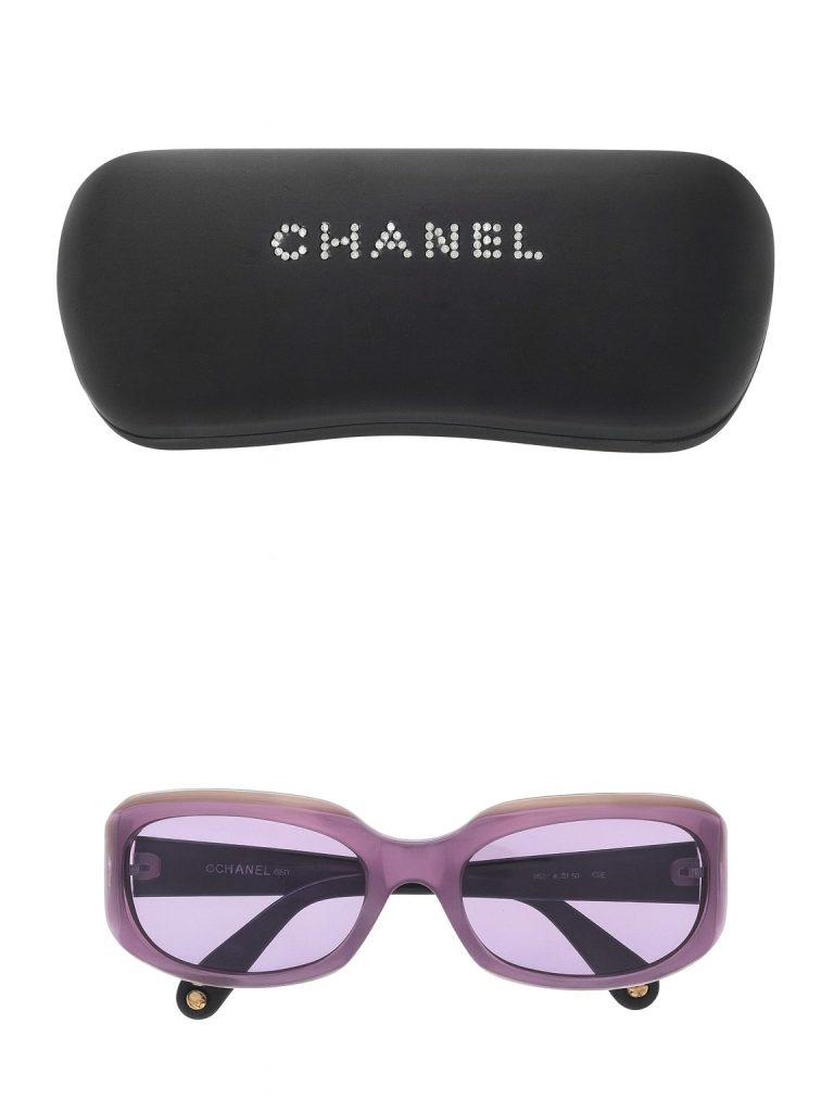 Chanel — очки пурпурные
