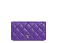 Chanel — кошелек фиолетовый
