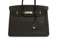 Hermès — сумка Birkin 35 черная чёрный
