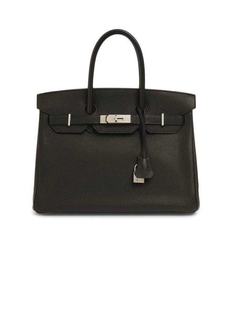 Hermès — сумка Birkin 35 черная чёрный
