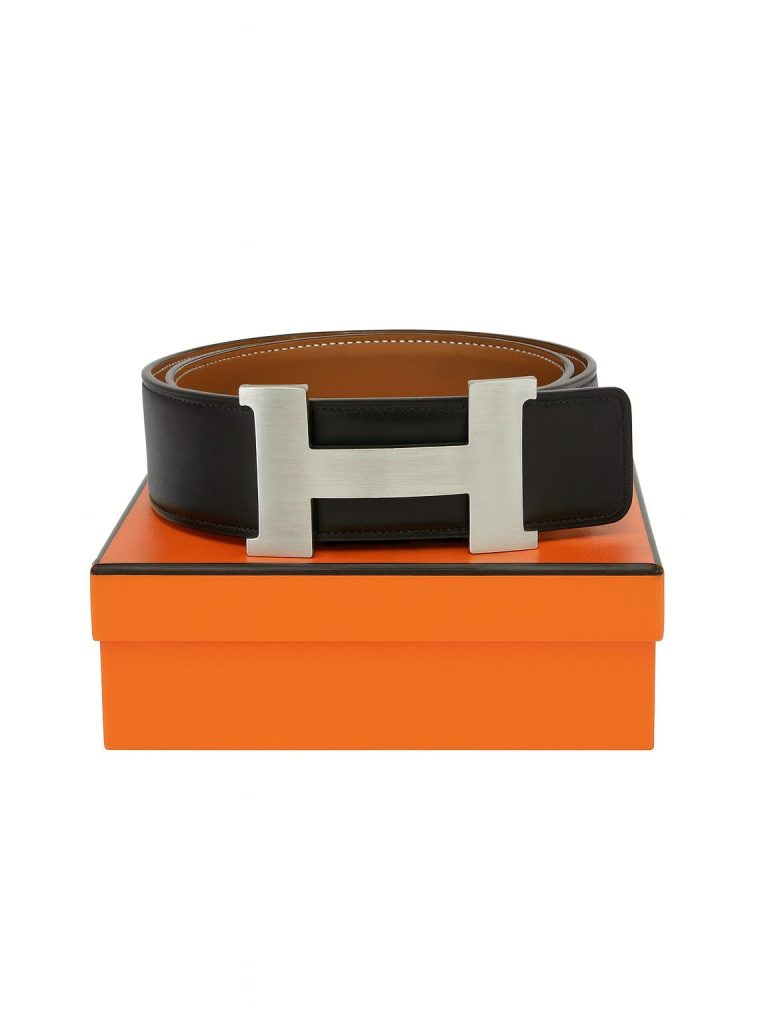 Hermès — ремень 105 Т черный