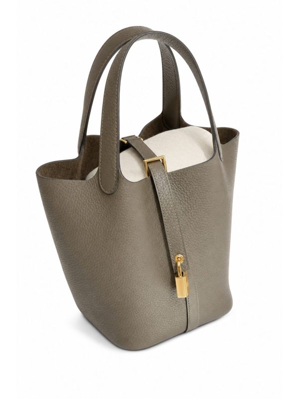 Hermès — сумка Picotin 22 бежевая — фото 1