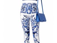 Dolce&Gabbana — костюм Majolica синий, белый 36/40