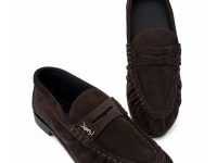 Saint Laurent — лоферы коричневые 40