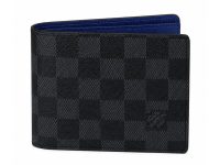 Louis Vuitton — портмоне черный с синим