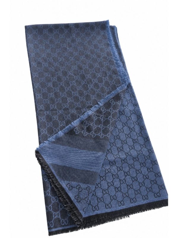 Gucci — шаль шерсть/шелк — фото 1