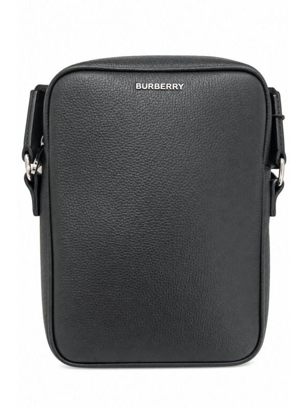 Burberry — сумочка черная кожа — фото 1
