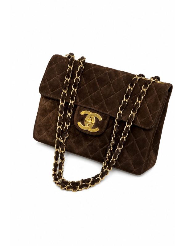 Chanel — сумка Classic Flap коричневая 30 — фото 1