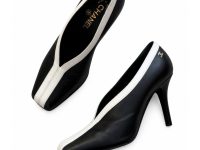 Chanel — туфли черный/белые 38.5