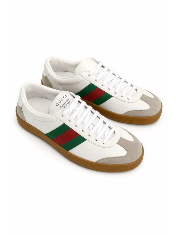 Gucci — кеды белые 42.5 — фото 1