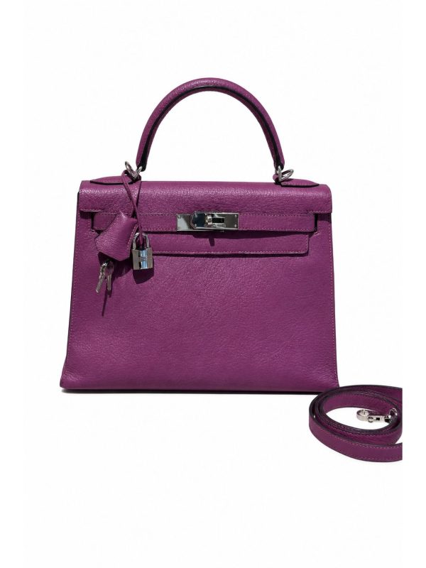 Hermès — сумка Kelly 28 анемоновая — фото 1