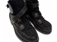 Chanel — ботинки черные 37.5