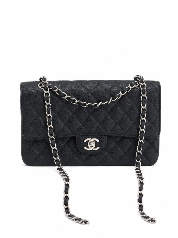 Chanel — сумка Medium Double Flap черная — фото 1
