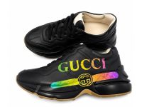 Gucci — кроссовки черные 36.5