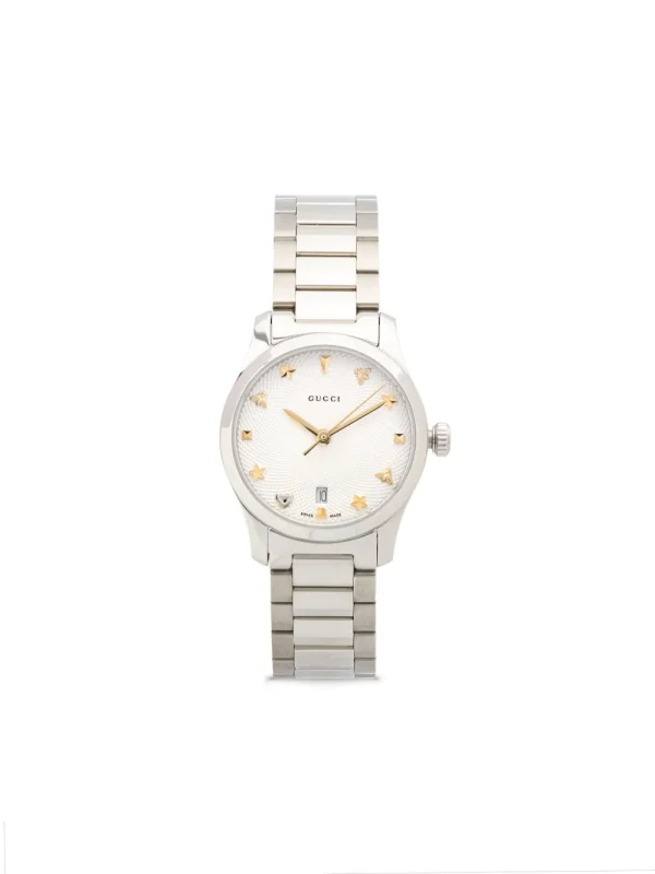 Gucci часы G-Timeless 27 мм, бежевый — фото 1