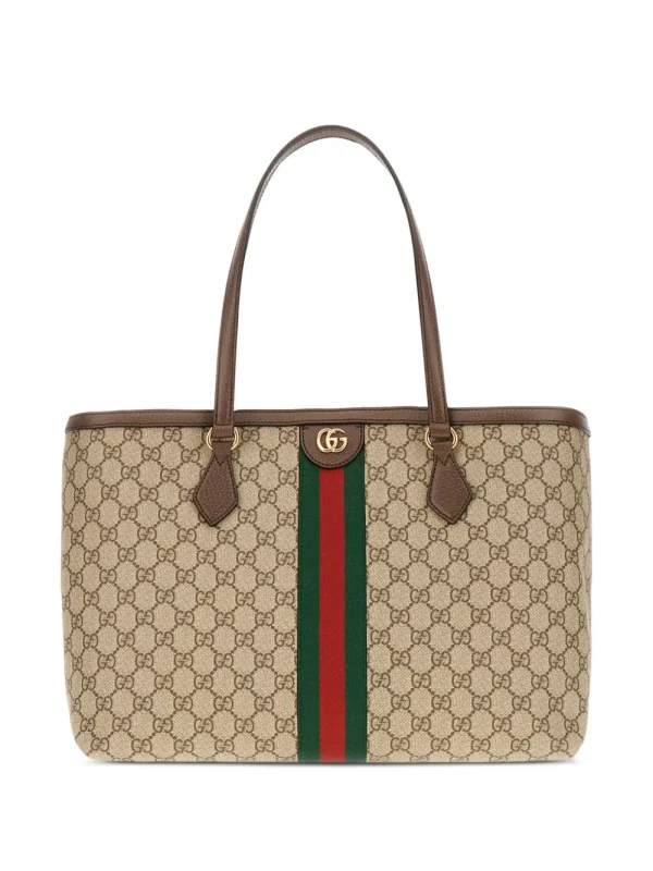 Gucci Ophidia — сумка, бежевая — фото 1