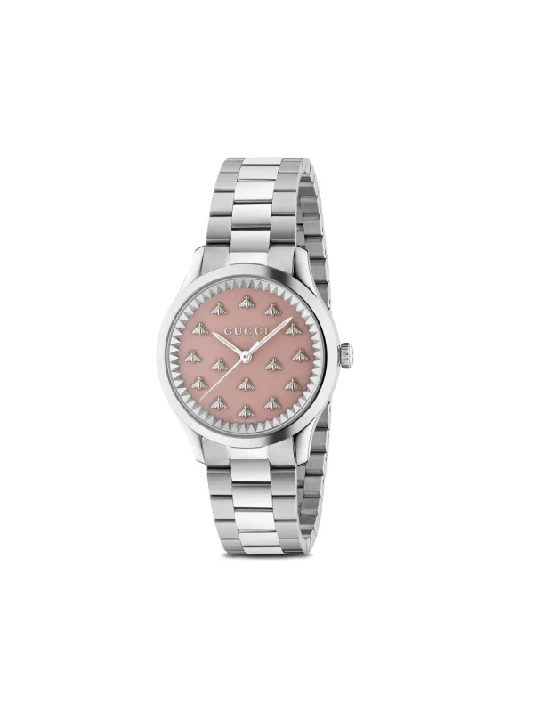 Gucci G-Timeless Bee часы, розовый — фото 1