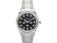 Gucci G-Timeless 38 мм, чёрные часы