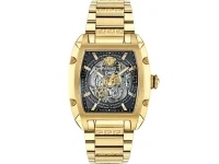 Versace Часы Dominus Skeleton 42 мм, чёрный