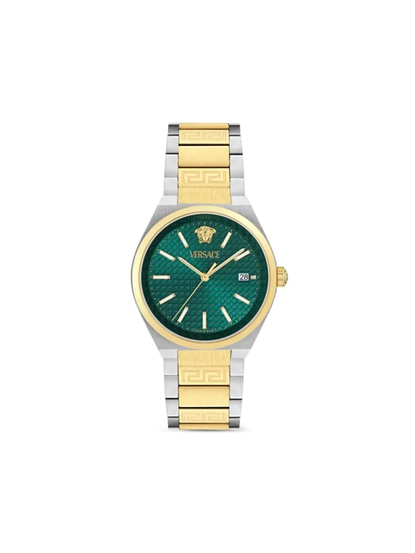Versace V-Auria 39 мм, часы золотого оттенка — фото 1