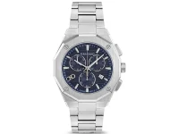 Ferragamo часы Edge Chrono 42 мм, серебряный