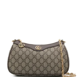 Gucci Ophidia GG Supreme — сумка через плечо, бежевая