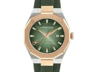 Ferragamo часы Versilia 40 мм, зелёный