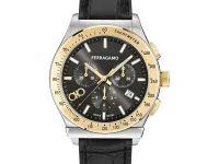 Ferragamo Часы Chrono 42 мм, чёрный