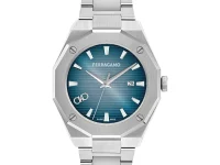 Ferragamo часы Versilia 40 мм, синий