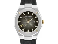 Ferragamo часы Versilia 40 мм, чёрный циферблат