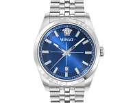 Versace часы Millennyium Gent 41 мм, синий циферблат