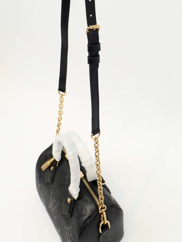 Louis Vuitton — сумка Speedy, чёрная — фото 7