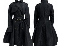 Lanvin — плащ черный 42