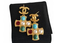 Chanel — серьги золотые №3002-1