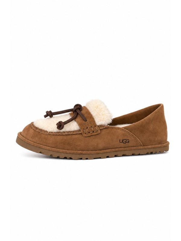 UGG — лоферы Zora коричневый, бежевые — фото 1