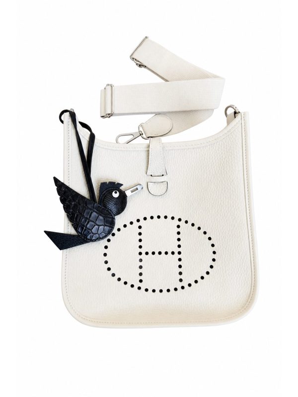 Hermès — сумка Evelyne 23 кремовая — фото 1