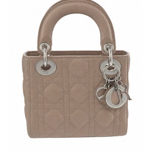 Dior — сумка Lady Dior Mini бежевая