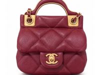 Chanel — сумка Handle Mini бордовая