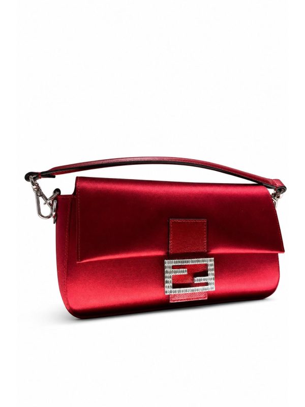 Fendi — сумка Baguette красная — фото 1