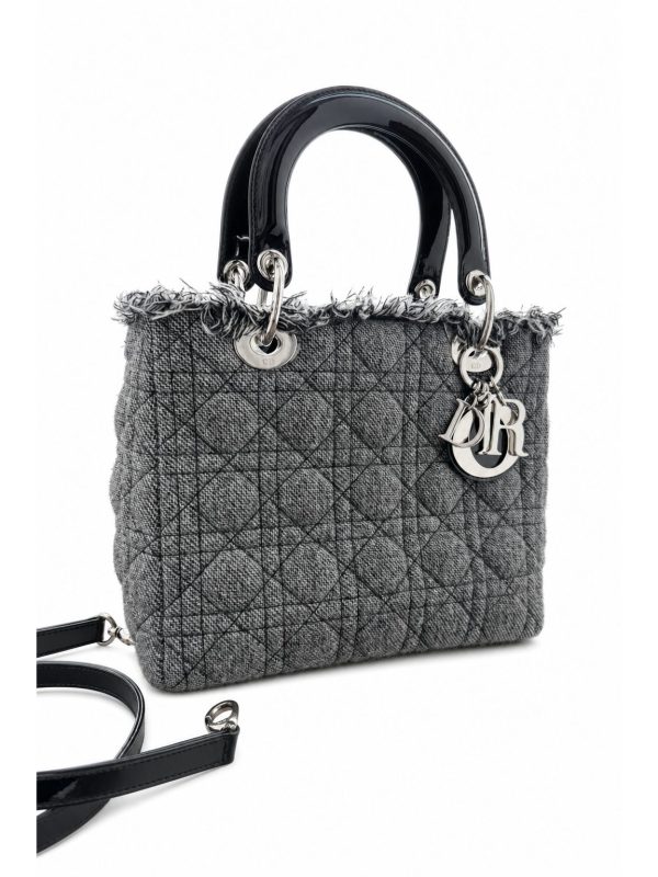 Dior — сумка Lady Dior серая — фото 1