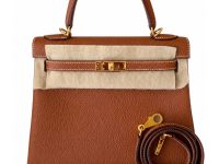 Hermès — сумка Kelly 25 коричневая