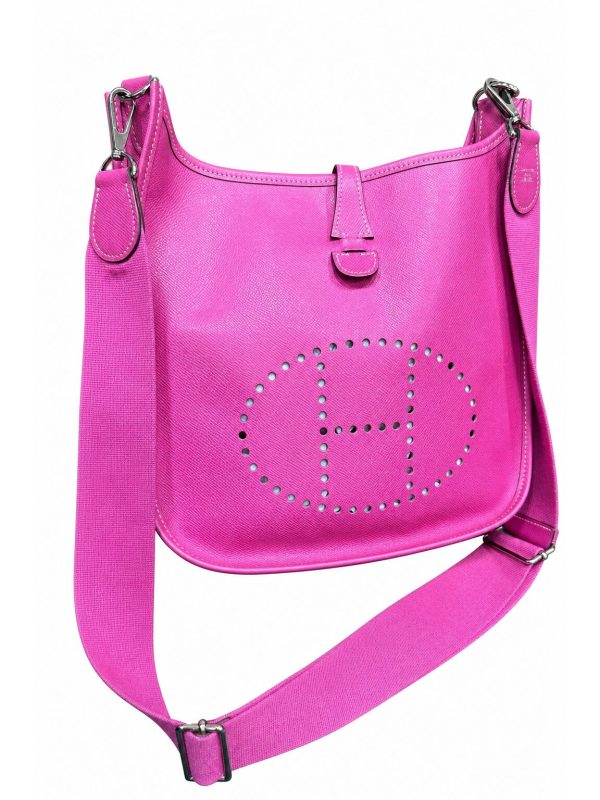 Hermès — сумка Evelyne 29 розовая — фото 1