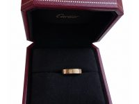 Cartier — кольцо LOVE жёлтое золото 49